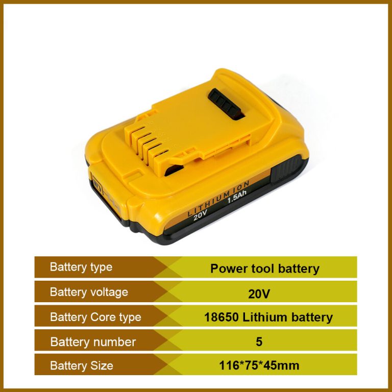 20V Replacement Battery for DeWALT Power Tools (DCB18-15X)