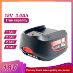 GEB OEM 18V 1.5Ah 2Ah 2.5Ah 3Ah High Speed Universal Replacement Battery for Bosch Power Tool Industrial Electric Drilling