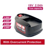 18V Power Tools Battery Pack Lithium Ion Battery Pack 1.5Ah 2.0V 2.5Ah 3Ah Power Tools Lithium Battery Pack