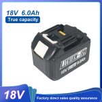 Brand Power Tool Replacement Battery 18650 5s3p 18V 6000mah 10C Discharging Rate 18v Lithium Power Tool Battery Pack