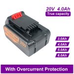 Universal 20V 3Ah True-Capacity Rechargeable Battery for RYOBI Electric Drill Replacement Lithium Battery 4Ah 5Ah 6Ah Battery