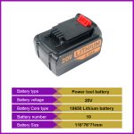 Universal 20V 3Ah True-Capacity Rechargeable Battery for RYOBI Electric Drill Replacement Lithium Battery 4Ah 5Ah 6Ah Battery