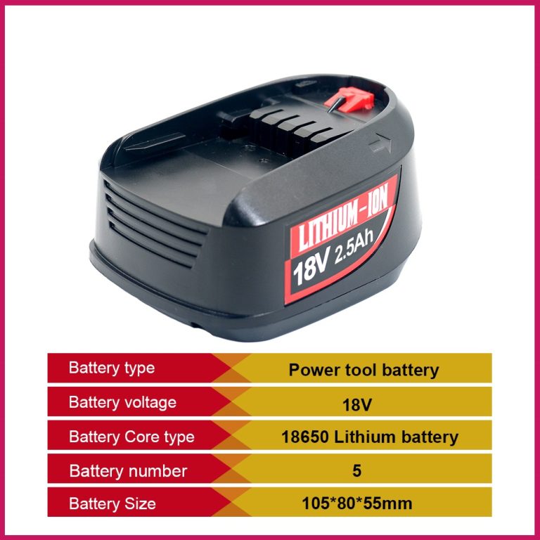 Hot Sale High Quality 18V 1.5AH 2.0AH 2.5Ah 3.0Ah Lithium Power Tool Battery Replacement Battery