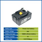 GeB 18V Lithium-Ion Battery for Power Tools | Reliable, High-Performance Energy for All Your Tools