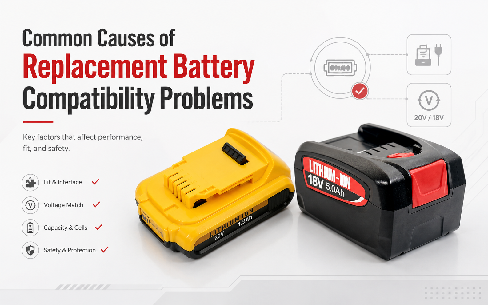 Common Causes of Replacement Battery Compatibility Problems