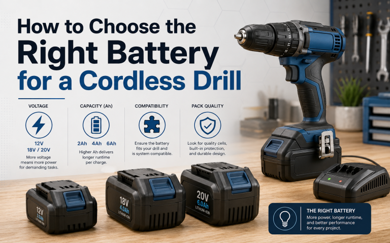 How to Choose the Right Battery for a Cordless Drill