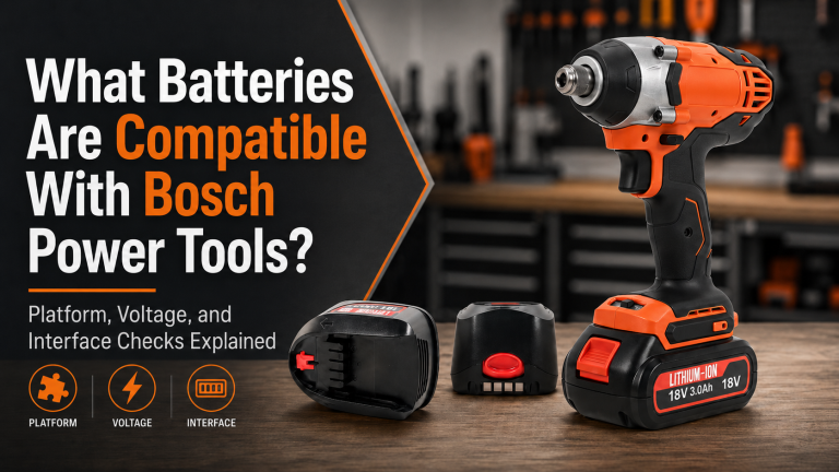 What Batteries Are Compatible With Bosch Power Tools?