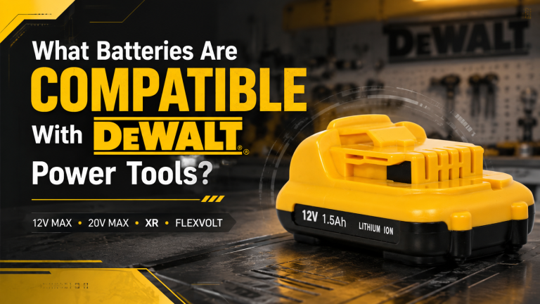 What Batteries Are Compatible With DEWALT Power Tools?